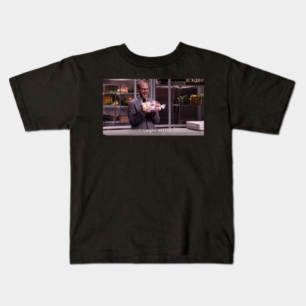 Alton Brown Kids T-Shirt by metanoiias